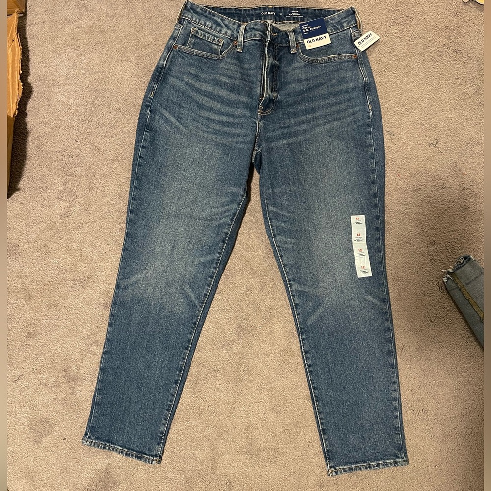 Old Navy curvy og straight jeans